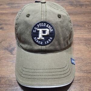 Vintage US Polo Assn Army Green Hat NWT